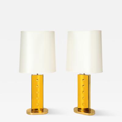 Roberto Giulio Rida Tegoline Ambra Table Lamps by Roberto Giulio Rida