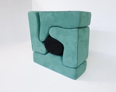 Roberto Matta Set of Mid Century Malitte Lounge Chairs by Roberto Matta for Gavina