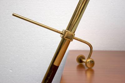 Roberto Menghi Rare Libra Lux Table Lamp by Roberto Menghi for Lamperti Co Italy 1948