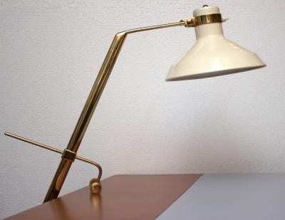 Roberto Menghi Rare Libra Lux Table Lamp by Roberto Menghi for Lamperti Co Italy 1948