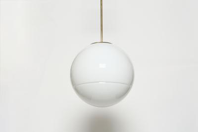 Roberto Pamio Murano glass ceiling pendant by Roberto Pamio for Leucos attributed