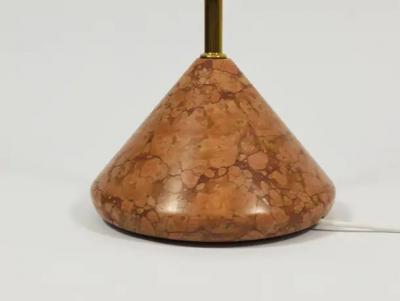 Roberto Pamio Roberto Pamio Febo Floor Lamp in Marble Brass Murano Glass by Leucos Italy