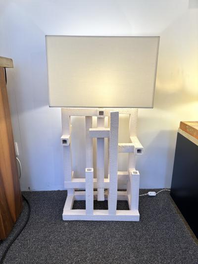 Roberto Renzi Contemporary Pair of Labyrinth Ceramic Lamps by Roberto Renzi Italy