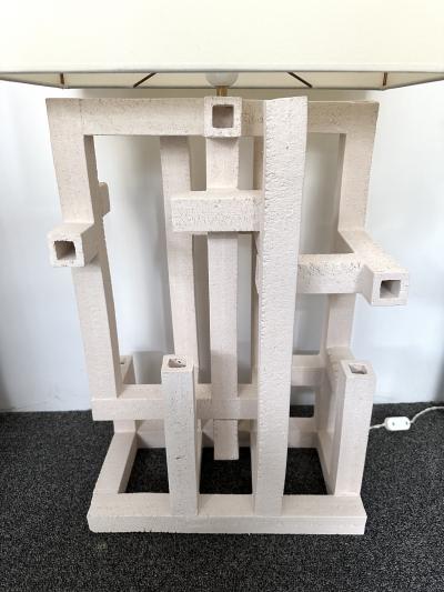 Roberto Renzi Contemporary Pair of Labyrinth Ceramic Lamps by Roberto Renzi Italy