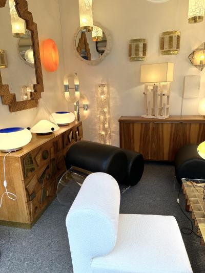 Roberto Renzi Contemporary Pair of Labyrinth Ceramic Lamps by Roberto Renzi Italy