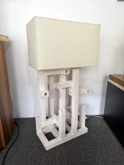 Roberto Renzi Contemporary Pair of Labyrinth Ceramic Lamps by Roberto Renzi Italy