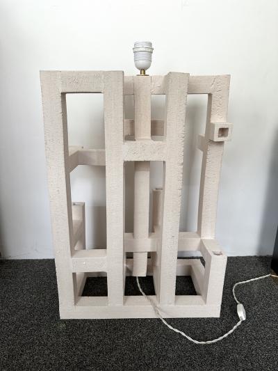 Roberto Renzi Contemporary Pair of Labyrinth Ceramic Lamps by Roberto Renzi Italy