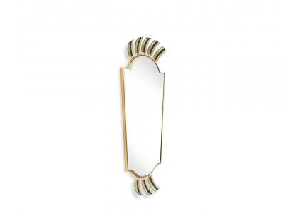 Roberto Rida Specchiera Piume Mirror by Roberto Giulio Rida