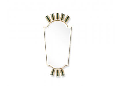 Roberto Rida Specchiera Piume Mirror by Roberto Giulio Rida