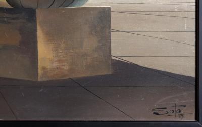 Roberto Soto Surrealist City Scene