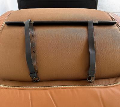 Roberto Tapinassi Maurizio Manzoni Roberto Tapinassi Dema Firenze Leather Chaise Longues Rataplan 1980s