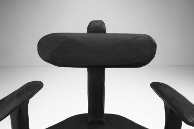 Robin Berrewaerts Ebonized Oak P60 A Armchair by Robin Berrewaerts Belgium 2022