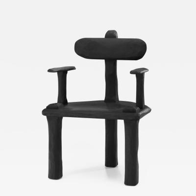 Robin Berrewaerts Ebonized Oak P60 A Armchair by Robin Berrewaerts Belgium 2022