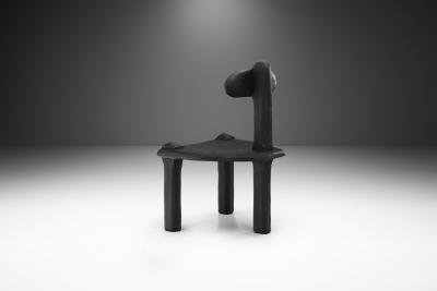 Robin Berrewaerts Ebonized Oak P60 Chair by Robin Berrewaerts Belgium 2022
