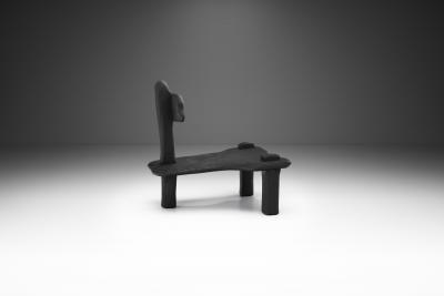 Robin Berrewaerts Ebonized Oak P60 L Chair by Robin Berrewaerts Belgium 2022