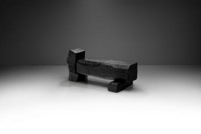 Robin Berrewaerts Robin Berrewaerts Black Eboninzed Oak Bench Belgium 21st century