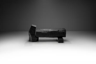 Robin Berrewaerts Robin Berrewaerts Black Eboninzed Oak Bench Belgium 21st century