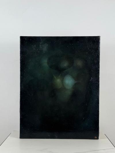 Robin Harker Meditative Oil on Canvas Painting by Robin Harker