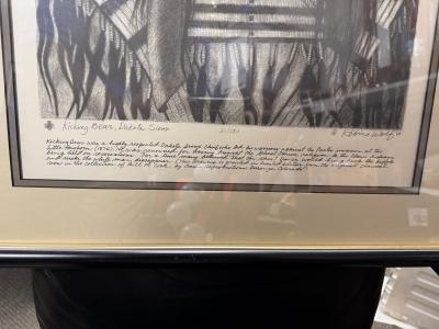Robin Wolf Lithograph Kicking Bear Dakota Sioux 31 150