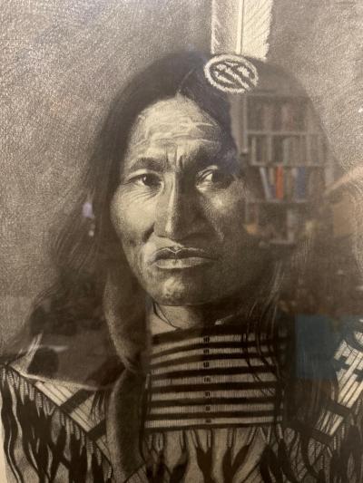 Robin Wolf Lithograph Kicking Bear Dakota Sioux 31 150