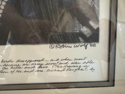 Robin Wolf Lithograph Red Armed Panther 31 150