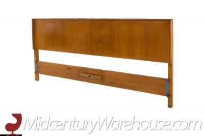 Robsjohn Gibbings Style Mid Century Cherry King Headboard