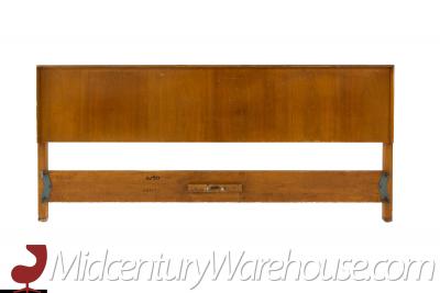 Robsjohn Gibbings Style Mid Century Cherry King Headboard