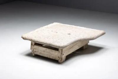 Robust Farm Stone Coffee Tables Italy 19th Century