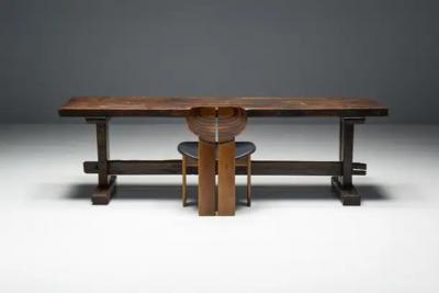 Robust Travail Populaire Farm Table France 19th Century