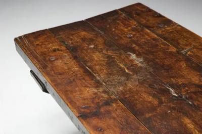 Robust Travail Populaire Farm Table France 19th Century