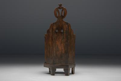 Robust Wooden Childrens Chair 19 20th Century