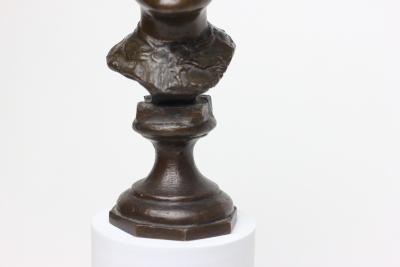 Rocco Milanese Expressionist Miniature Head Bust of Young Man by Rocco Milanese 1900 Italy