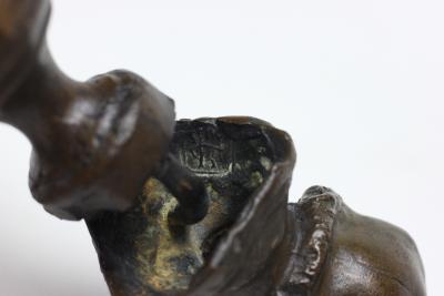 Rocco Milanese Expressionist Miniature Head Bust of Young Man by Rocco Milanese 1900 Italy