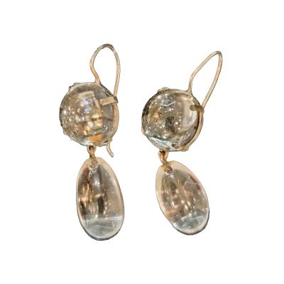 Rock Crystal Drop Earrings