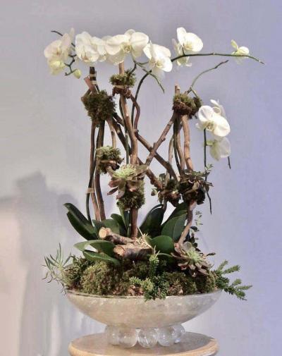 Rock Crystal Quartz Centerpiece by Phoenix