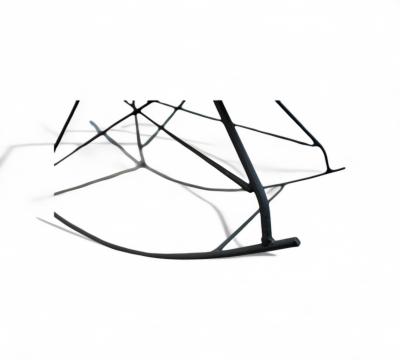 Rocking Chair in Metal Wicker Carlo Hauner 1950s Lot 511