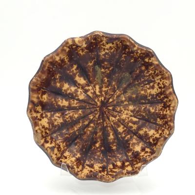 Rockingham Shaped Dish England 19th century