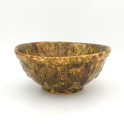 Rockingham Tortoise Glazed Bowl England 19th century