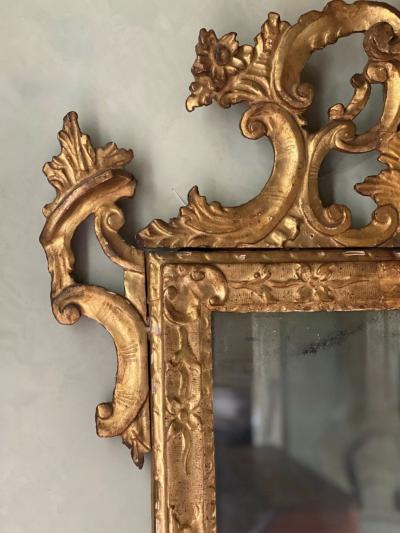 Rococo Gilt Mercury Mirror from Lucca Italy