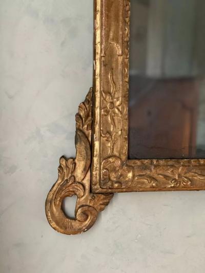 Rococo Gilt Mercury Mirror from Lucca Italy