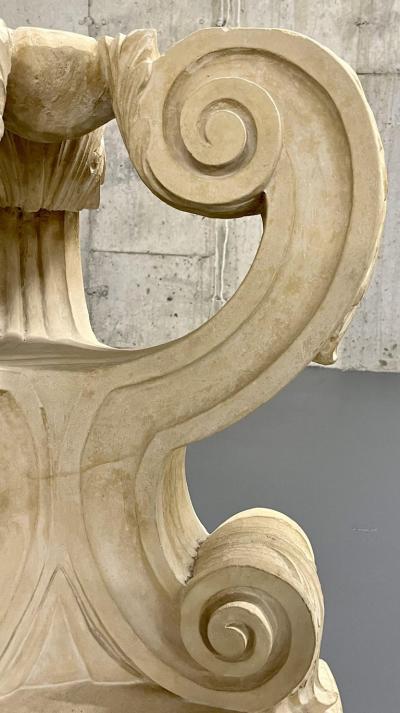 Rococo Glass Top Center Dining Card Table Mid Century Modern Style