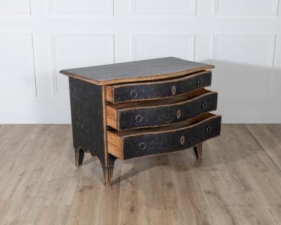 Rococo commode signed Johan Martin Ek Stockholm Circa 1770