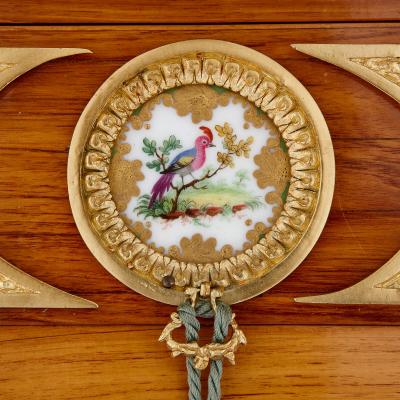 Rococo style side table with porcelain plaques