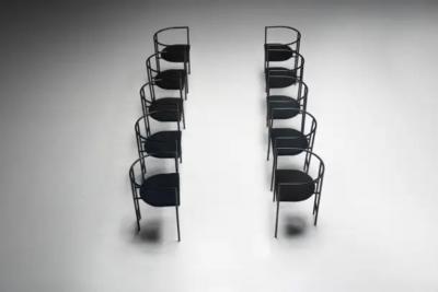 Rodney Kinsman Postmodern Tokyo Armchairs by Rodney Kinsman for Bieffeplast Italy 1980s