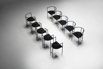 Rodney Kinsman Postmodern Tokyo Armchairs by Rodney Kinsman for Bieffeplast Italy 1980s