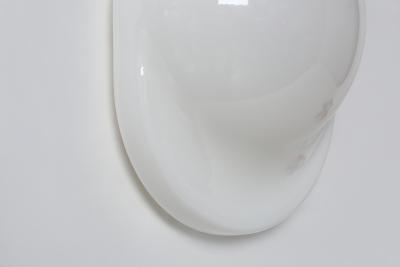 Rodolfo Bonetto Rodolfo Bonetto Tortue sconce opaline Murano glass Italy 1970s