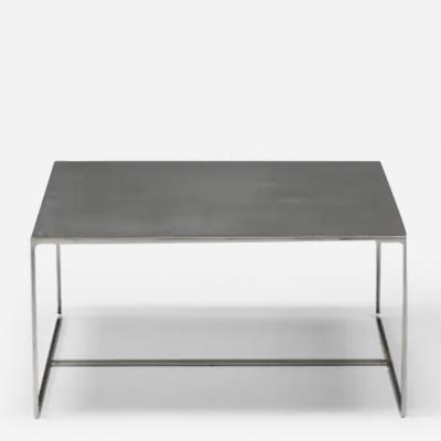 Rodolfo Dordoni Metal Square Coffee Table Duchamp by Rodolfo Dordoni for Minotti Italy 1990s