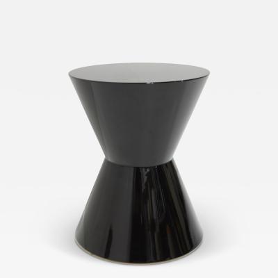 Rodolfo Dordoni Minotti Cesar Table in Black Shiny Lacquer