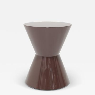Rodolfo Dordoni Minotti Cesar Table in Plum Shiny Lacquer
