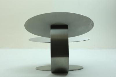 Rodrigo Ohtake Contemporary stainless steel chair by Brazilian designer Ohtake numbered 1 4